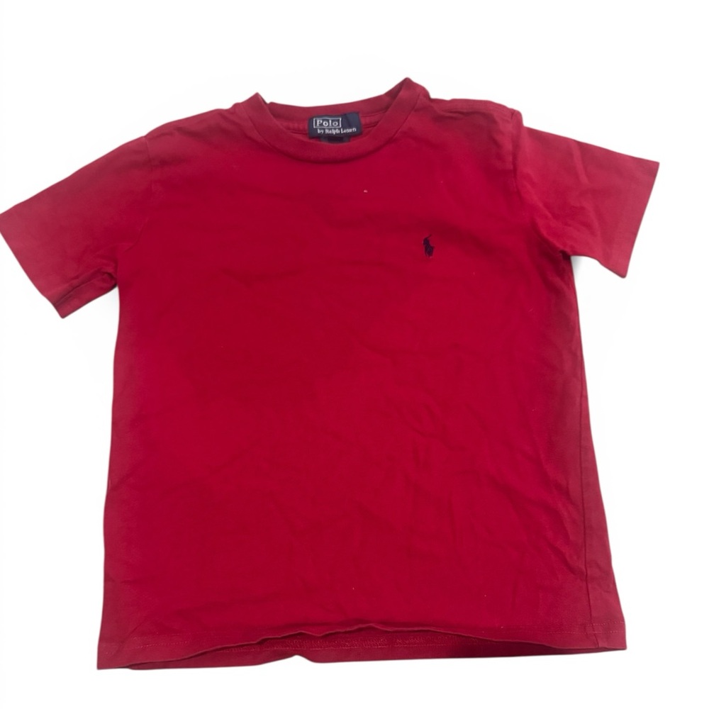 Polo by Ralph Lauren Kids Red Short Sleeve Crewneck Tee